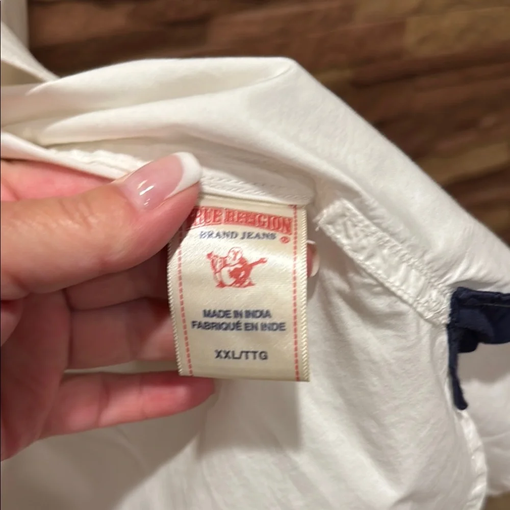 TRUE RELIGION White Men's Shirt